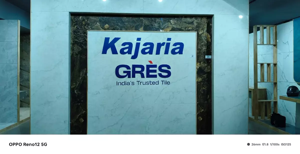 Kajaria Showroom signage system