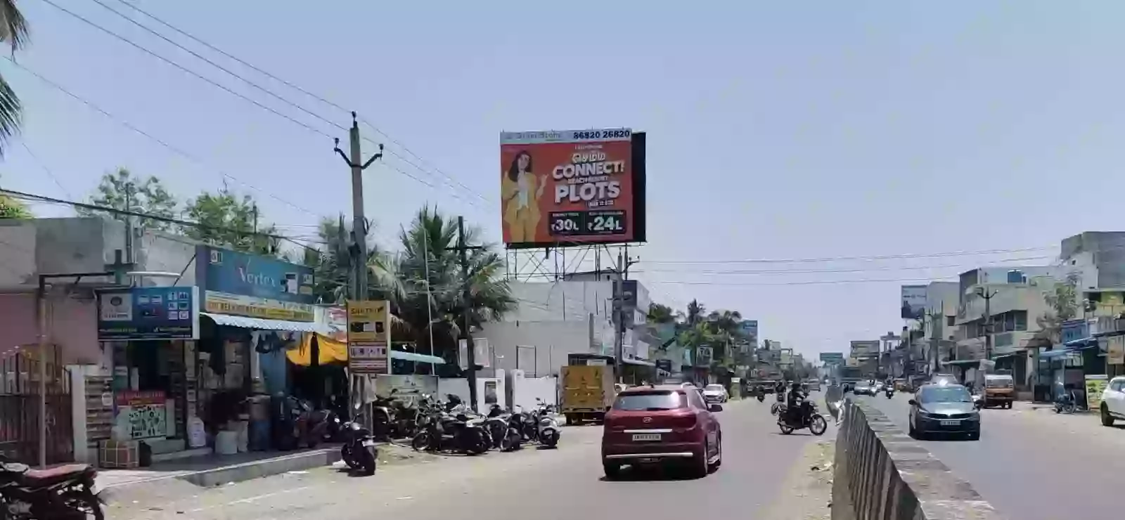 Siruseri Ottiyambakkam hoarding facing Perumbakkam