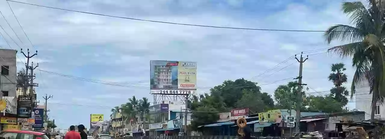 Sithalapakkam Perumbakkam hoarding facing Ottiyambakkam