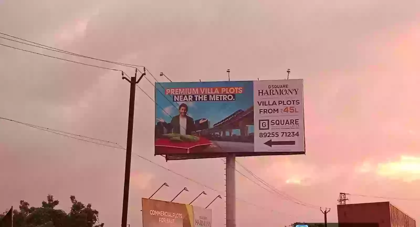Kuthambakkam hoarding location reference
